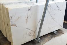 Fourniture dalles brillantes 2 cm en marbre naturel BIANCO RAMEGGIATO T0055. Détail image photos 