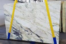 Fourniture dalles sciées 2 cm en marbre naturel CALACATTA FIORITO U0433. Détail image photos 