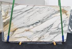 Fourniture dalles 2 cm en marbre CALACATTA MAJESTIC 1413. Détail image photos 