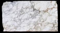 Fourniture dalles polies 2 cm en marbre naturel CALACATTA MONET 1767. Détail image photos 
