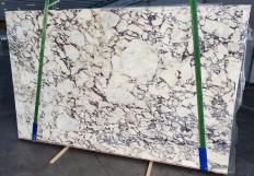 Fourniture dalles brillantes 2 cm en marbre naturel CALACATTA VIOLA 1291. Détail image photos 