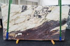 Fourniture dalles brillantes 2 cm en marbre naturel CALACATTA VIOLA 1440. Détail image photos 