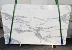 Fourniture dalles brillantes 2 cm en marbre naturel CALACATTA 1301. Détail image photos 