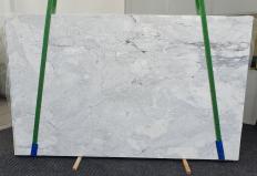 Fourniture dalles brillantes 0.8 cm en marbre naturel CALACATTA 1436. Détail image photos 