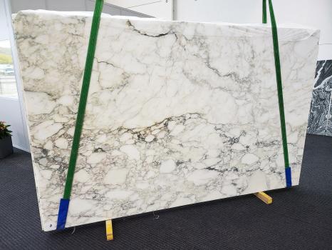 CALACATTA MONETdalle marbre italien poli Slab #08,  320 x 202 x 2 cm pierre naturel (vendue en Veneto, Italie) 