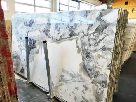 DOVER GREENdalle marbre turc brillant Slab #38,  340 x 201 x 2 cm pierre naturel (vendue en Veneto, Italie) 