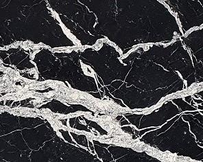 Détaille technique: CALACATTA BLACK, marbre naturel brillant français 